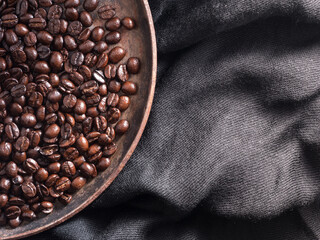 Roasted coffee beans