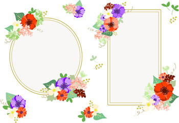 フラワーアレンジメント　アネモネ3