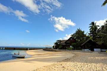 A picture of a beautiful resort