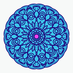spiritual symbol round ornament