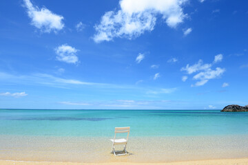 沖縄　美しい海の風景　バケーション