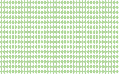 背景素材　シンプルなダイヤのチェック柄　緑