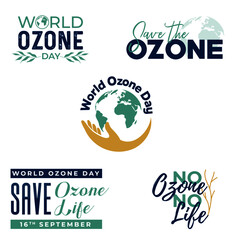 World Ozone Day Typography