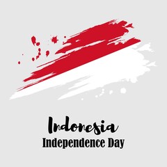 Vector illustration for Indonesia Independence Day-17th August,