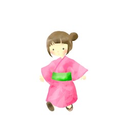 浴衣の女の子