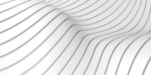 Obraz premium White abstract liquid wavy background