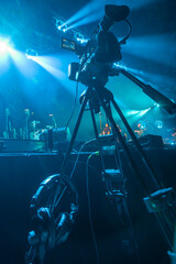 studio camera at the concert.