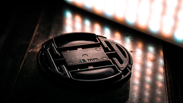 46mm lens cap with bright backlight - Powered by Adobe