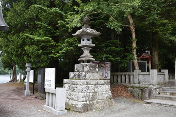 Fototapeta premium 日本 群馬のパワースポット 赤城神社 夏の風景