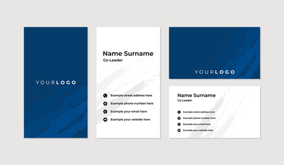 Modern and professional business card design template