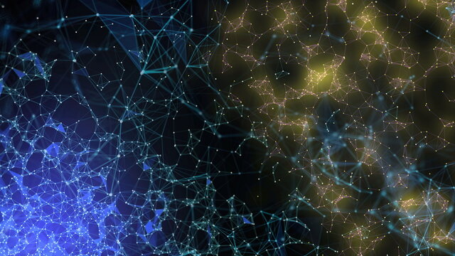 Technology network background. Modern technology network background concept. Futuristic technology