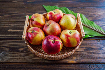 Peaches. Fresh sweet summer fruit