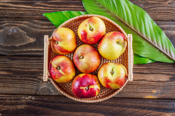 Peaches. Fresh sweet summer fruit