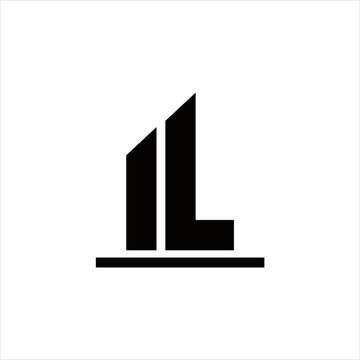 simple creative vector initial ils logo design