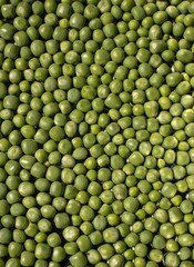 Organic Green Pea Seed Background and Wallpaper in Vertical Orientation