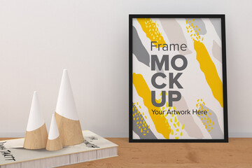 Empty photo frame Mockup Design