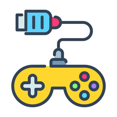 Gamepad vector Icon-  Modern style high quality vector illustration.