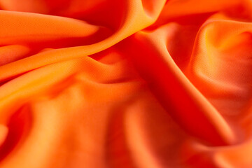 Orange cloth of t-shirts.
