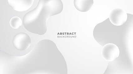 Abstract modern white geometric abstract shape with futuristic concept background