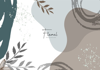 Banner background of creative minimalist hand draw illustrations floral outline lily pastel pink simple circle shape for wall decoration, postcard or brochure cover design, banner beauty website