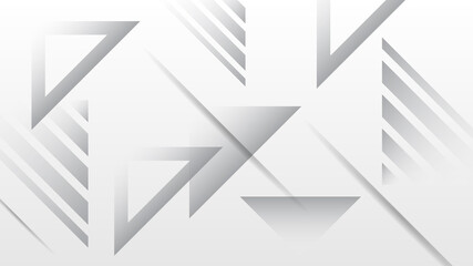 Fototapeta premium Abstract white background for presentation design with modern corporate concept