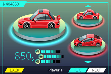 Car Racing Game Display Menu_4