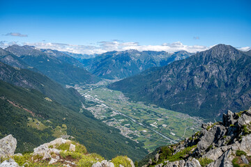 Fototapeta na wymiar Comer See Italien Alpen
