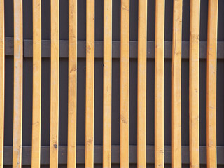 Light wood slats as texture and background
