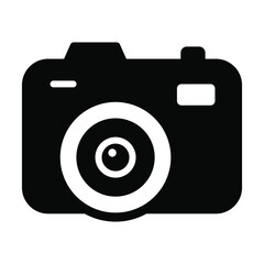 camera vector Icon-  Glyph style high quality vector illustration.