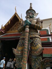 Obraz premium Giant at Bangkok temple