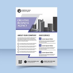 creative business agency flyer