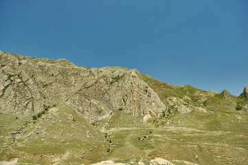 Amazing summer landscape in the Caucasus Mountains