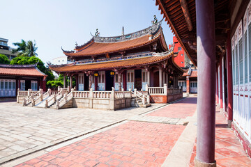 Naklejka premium The Confucius Temple in Changhua, Taiwan.