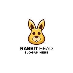 Rabbit Head Logo Template
