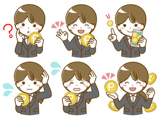 スーツを着た若い女性の、ポイントに関する疑問と解決