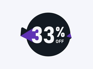 Special Offer 33% off Round Sticker Design Vector