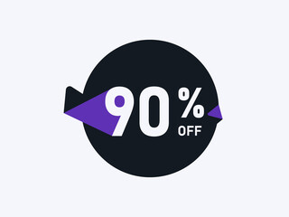 Special Offer 90% off Round Sticker Design Vector