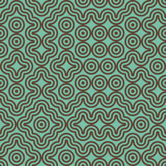 Abstract Geometric Pattern generative computational art illustration