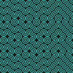 Abstract Geometric Pattern generative computational art illustration