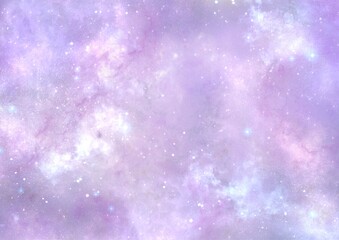 abstract pastel pale purple galaxy nebula background