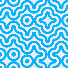 Abstract Geometric Pattern generative computational art illustration