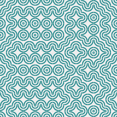 Abstract Geometric Pattern generative computational art illustration