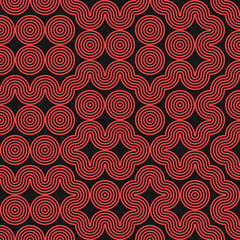 Abstract Geometric Pattern generative computational art illustration