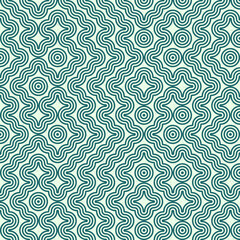 Naklejka premium Abstract Geometric Pattern generative computational art illustration