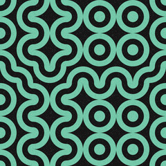 Abstract Geometric Pattern generative computational art illustration