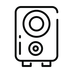 Speaker vector line Icon-  Modern style high quality vector illustration.