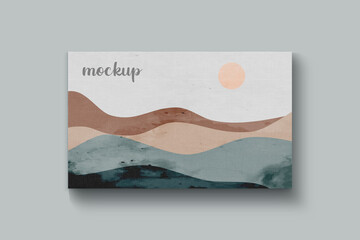 Painting Canvas Mockup design Template