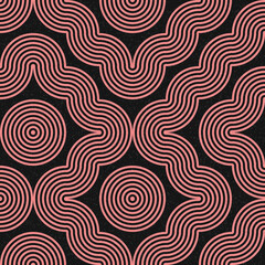 Abstract Geometric Pattern generative computational art illustration