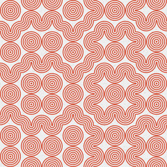 Abstract Geometric Pattern generative computational art illustration