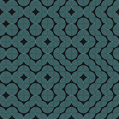 Obraz premium Abstract Geometric Pattern generative computational art illustration